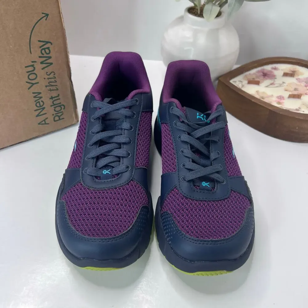 Kuru Quantum 2.0 Walking Comfort Sneaker Electirc Grape Blue Women 10.5M NWB